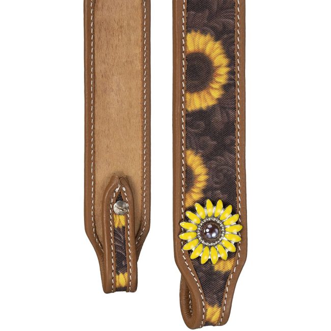 Silver Royal Sunflower Browband Headstall - Image 2