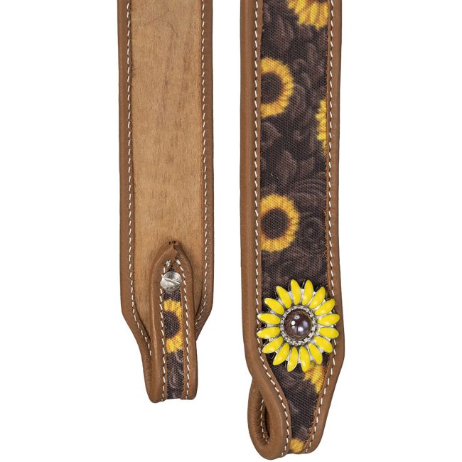 Silver Royal Sunflower Single Ear Headstall - Image 2