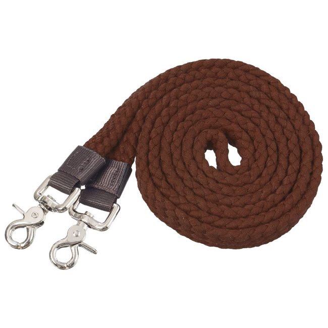 Tough1 Pro Flat Cotton Roping Reins - Image 3