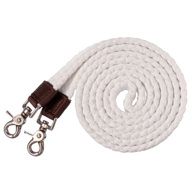 Tough1 Pro Flat Cotton Roping Reins - Image 6